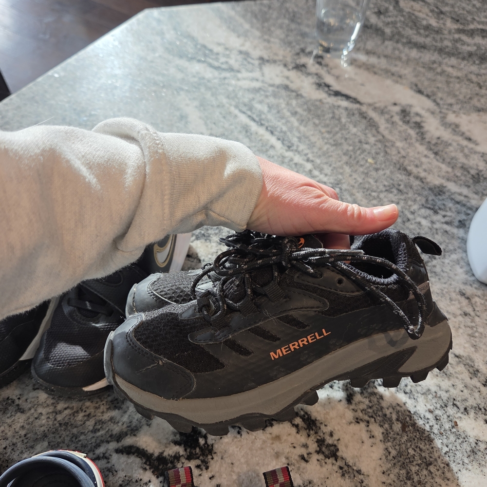 Merrell Black and Gray Men's Trail Hiking Boots